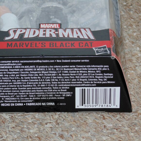 2018 Hasbro Marvel Legends Spider-Man 6" Black Cat MIB Brand New BAF Kingpin - Picture 10 of 10